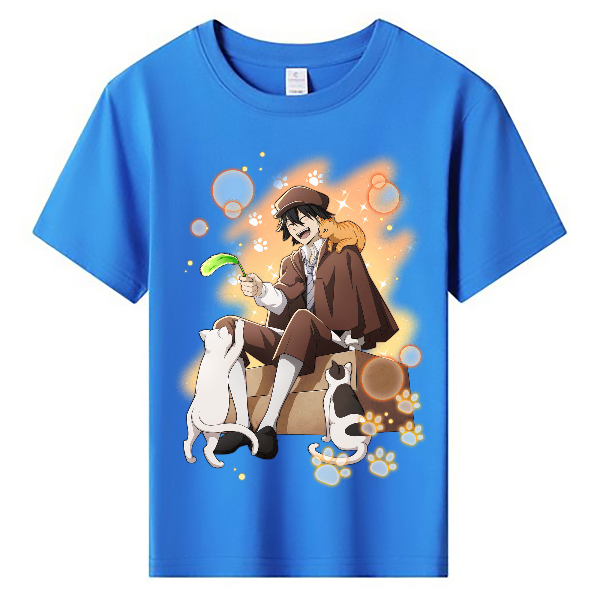 （画像用） 文豪ストレイドッグス Bungo Stray Dogs 綿100％キッズTシャツ（フロントプリント）
